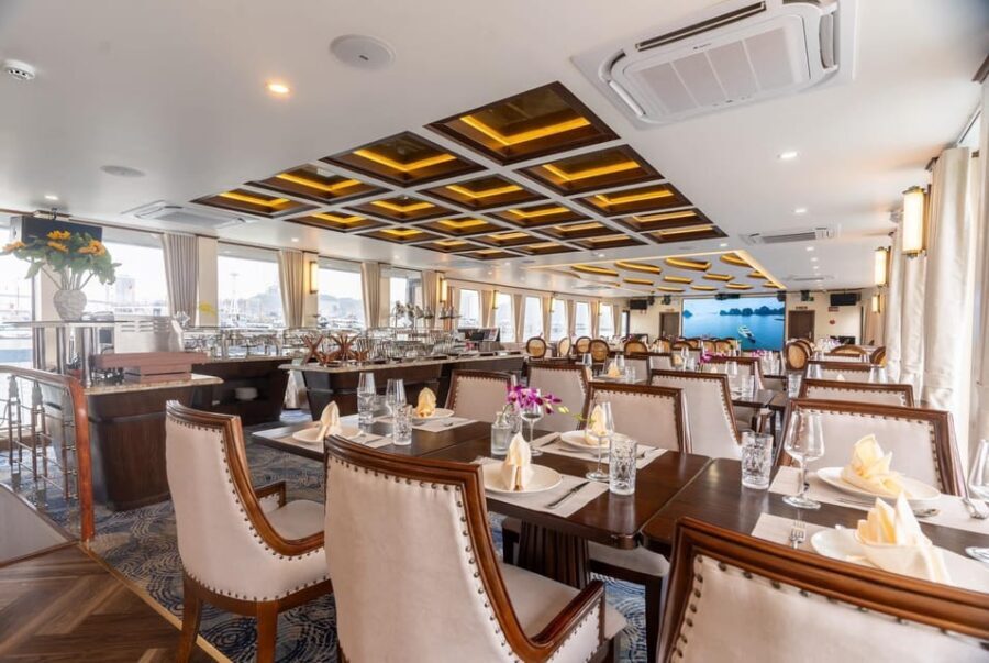 HALONG SYMPHONY DAY CRUISE-THE HERITAGE JOURNEY VIA TRANSFER