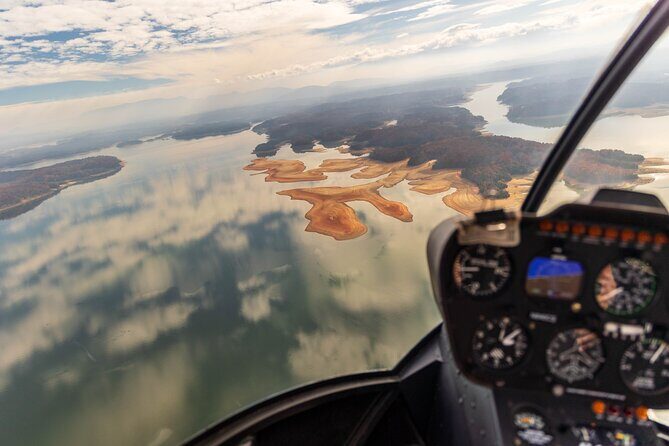 Helicopter Ride in Smoky Mountain Sevierville Douglas Lake Tour