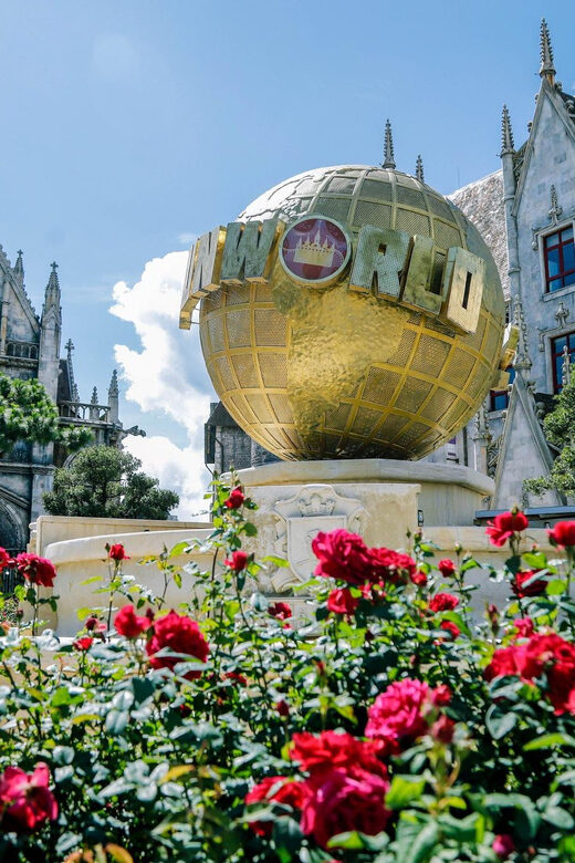 HOI AN: Ba Na Hills & Golden Bridge With 3 Options. Day Trip - Exploring Le Jardin Damour and the French Village