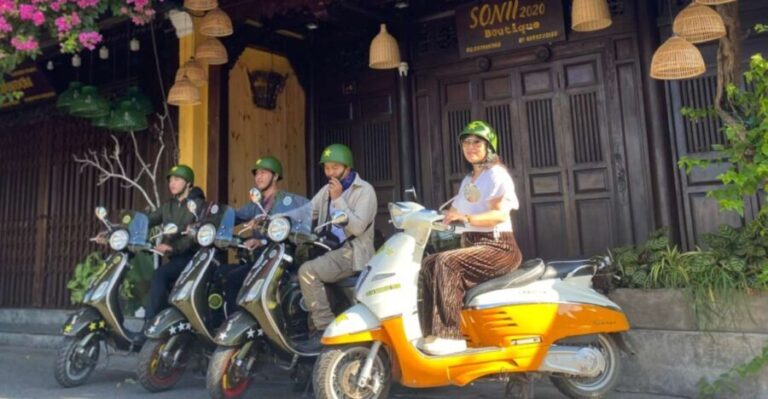 Hoi An Highlights and Hidden Gems Tour by Vespa - Unique Water Coconut Forest Experience