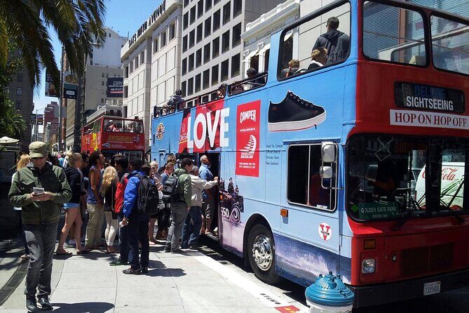 Hop-On Hop-Off Deluxe Bus Tour of San Francisco: 2 Days, 20 Stops