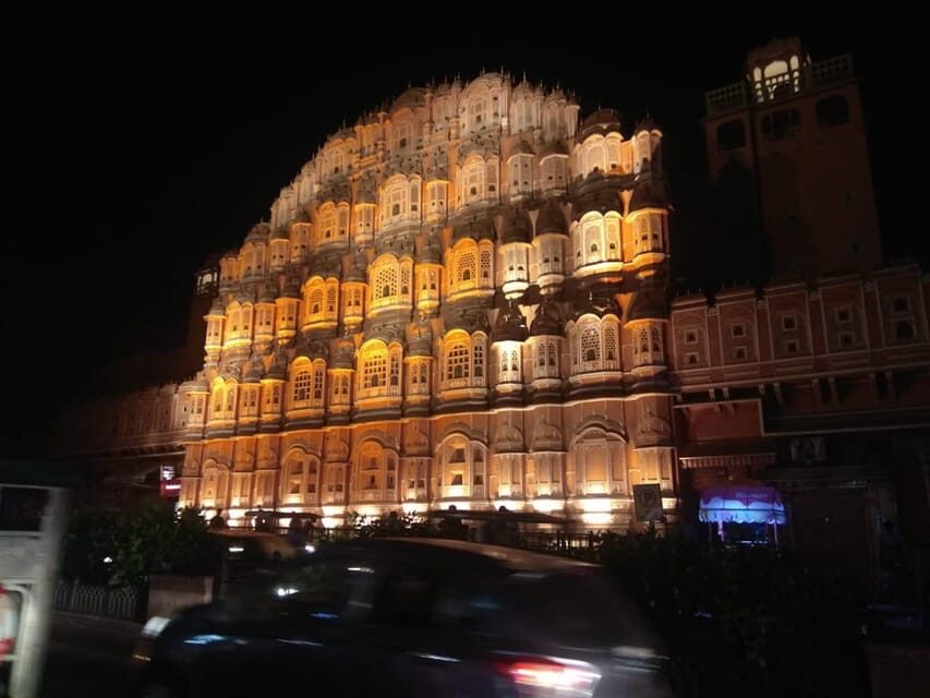Jaipur: Night Tour of Amer & pink city by an open air jeep - The Experience in Detail