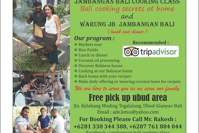 Jambangan Bali Cooking Class - What Past Participants Say