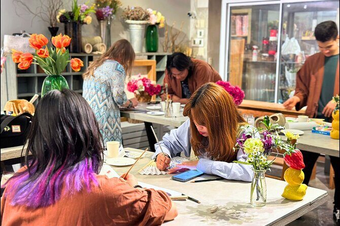 Japanese Fan Painting Workshop ~ in a Tokyo Flower Shop - Who Should Consider This Tour?