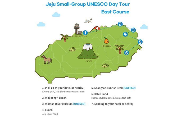 Jeju Premium Small Group UNESCO Day Tour - East Course - FAQs