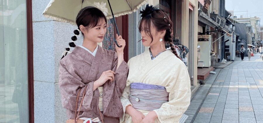 Kyoto: Kimono Rental in Kyoto Station Provided by RikaWafuku - Authenticity and Experience Quality