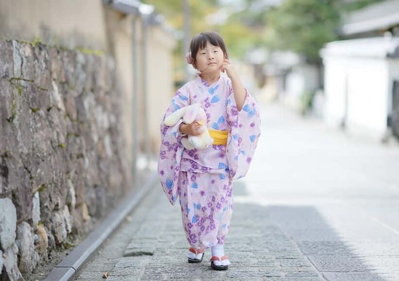 Kyoto Kimono Rental mimosa | Kimono/Yukata Rental Kids Plan - What to Expect During Your Visit