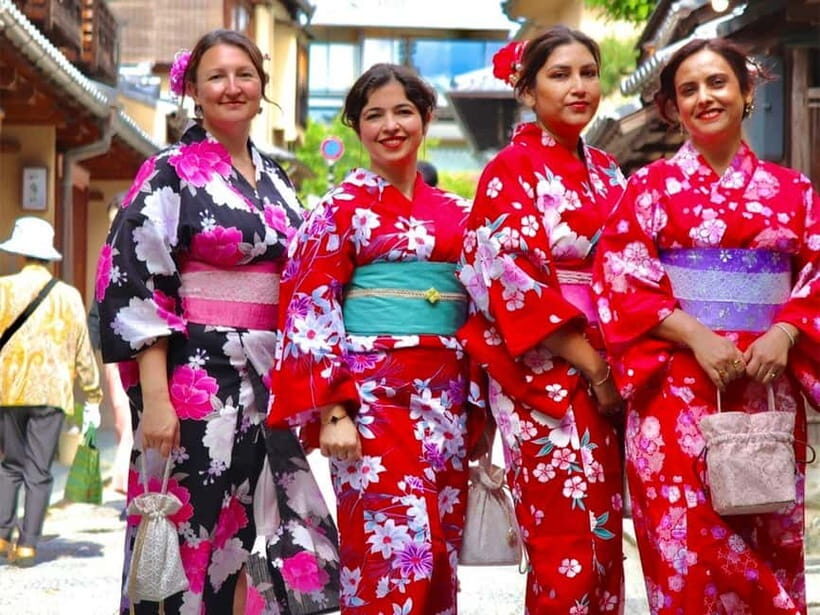 Kyoto Kimono Rental mimosaKimono/Yukata Rental Ladies Plan - Authentic Experience with Practical Value