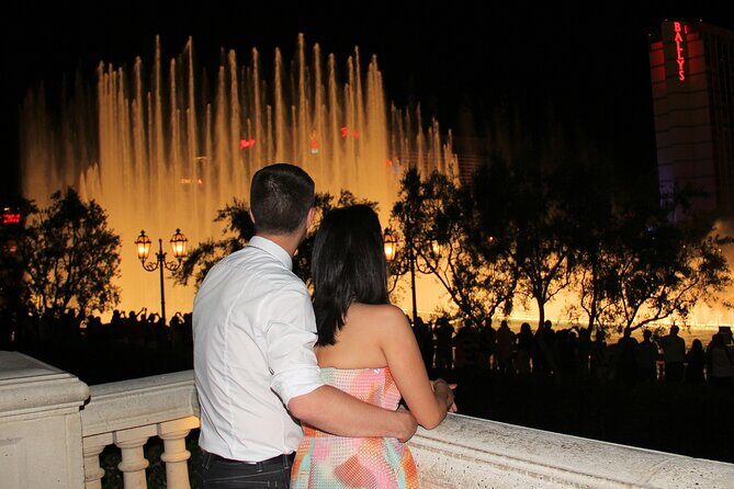 Las Vegas Fountains Photo Shoot - Walking Through the Experience