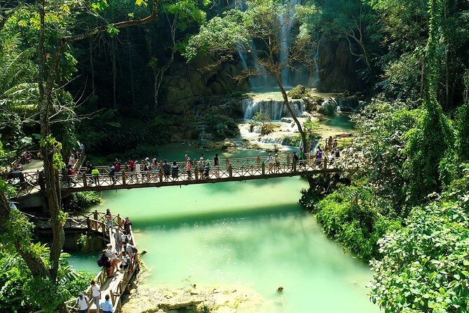 Luang Prabang World Heritage City Tour & Kuangsi Falls - Nature’s Grande Finale: Kuang Si Falls