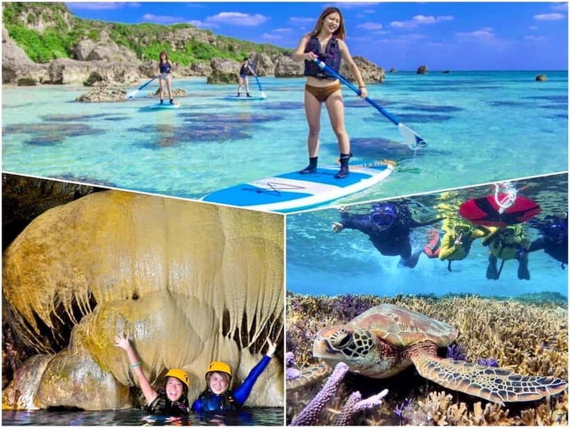 Miyako island: 3 sets! Snorkeling/Limestone Caving/Beach SUP - A Closer Look at the Itinerary and Experience