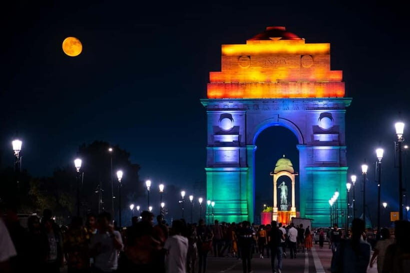 New Delhi : Night View of Delhi Tour - 4 Hrs - A Deep Dive into the Night View of Delhi Experience