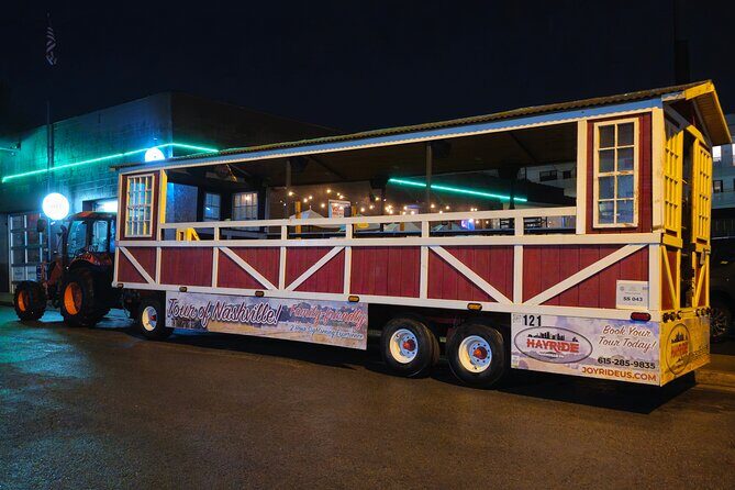 Night-Time Hayride Sightseeing Tractor Tour of Nashville - Frequently Asked Questions