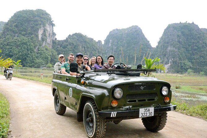 Ninh Binh Sunset Jeep Tour And Visit Hoa Lu Ancient Town - Transportation and Group Size