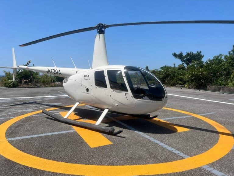 Okinawa Helicopter Tours -Okinawa Skycruising- - The Itinerary in Detail