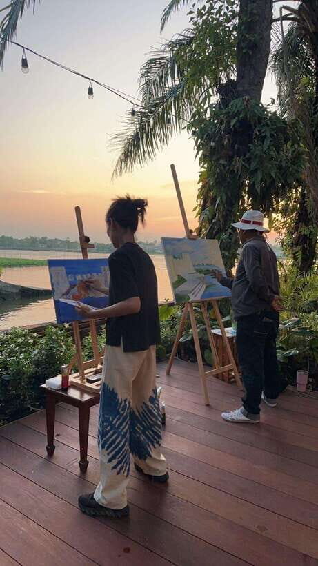 Painting by the River - Kalanan Riverside Resort - A Deep Dive into the Experience