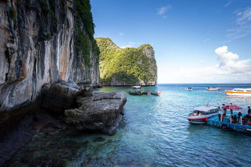 Phi Phi: 7 Island Day Tour by Longtail Boat - Starting Point and Departure