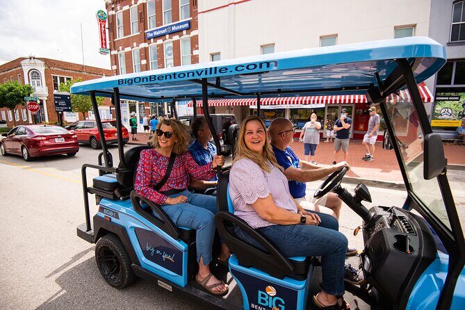 Private Golf Cart Tour of Bentonville - FAQ