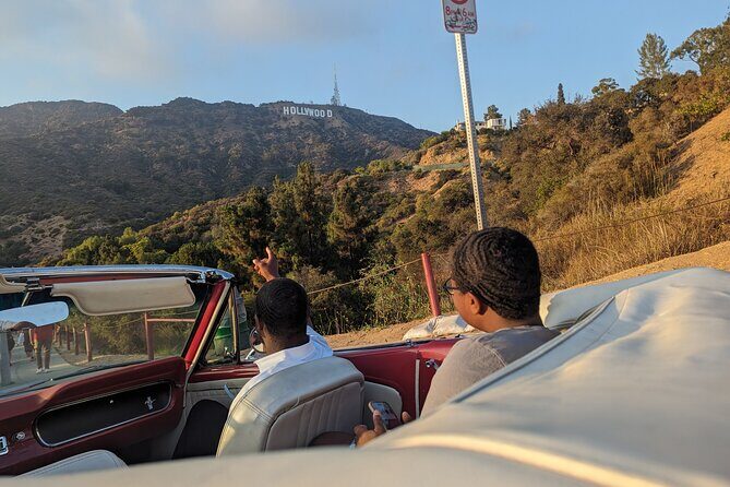 Private Tour Downtown to the Hollywood Sign in a 1965 Mustang - A Detailed Look at the LA Mustang Tour