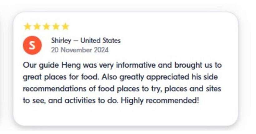 Relishing Singapore: A Cultural Street Food Journey - What You’ll Take Away