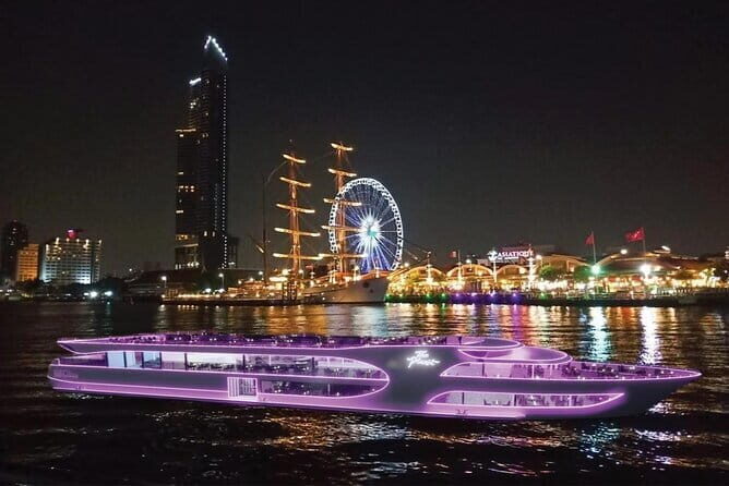 Romantic Sunset The Planet Cruise with Bangkok Night Views - The Food and Entertainment Experience