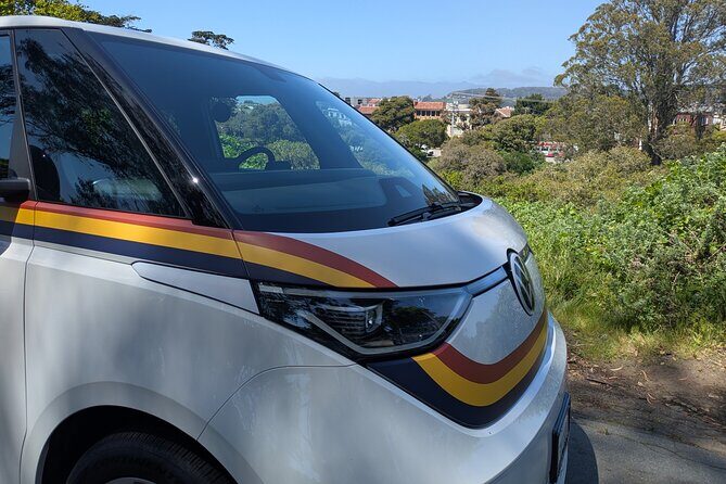 San Francisco Private City Tour in New EV Volkswagen Van - FAQ