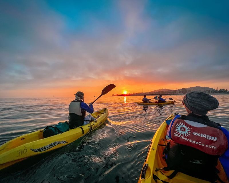 Santa Barbara Harbor: Sunset Kayak Tour (2 Hours)