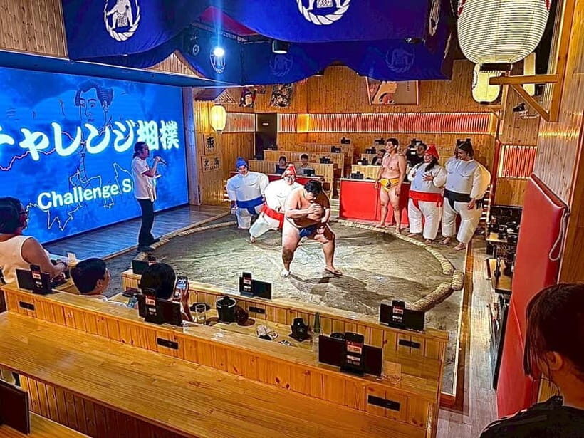Sapporo: Sumo Show Experience with Japanese food & Photo - A Closer Look at the Sumo Show in Sapporo