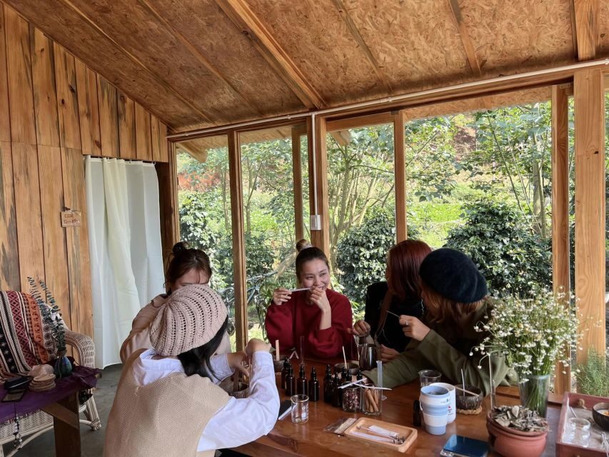 Scented candle workshop at Twin Beans Farm - Da Lat suburb - A Closer Look at the Experience