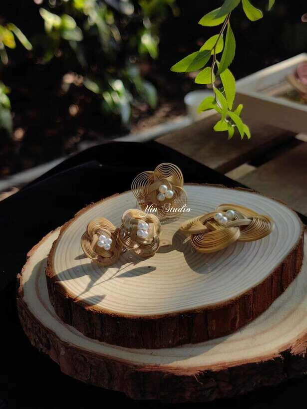 Shanghai:Bamboo Weaving Jewelry Making(Brooch/Earring/Ring) - The Cost and Its Value