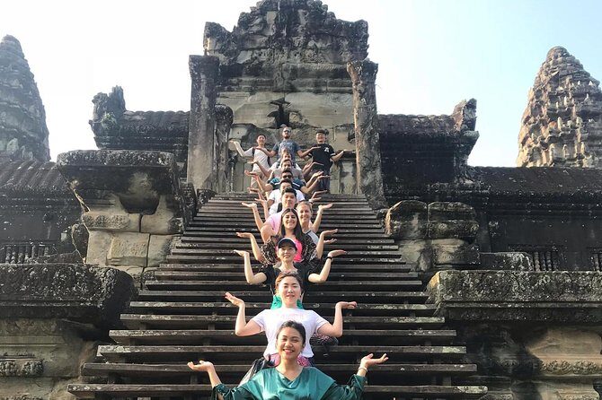 Siem Reap: Angkor Wat Sunrise Explore The Most Iconic Temples - Transportation and Group Size
