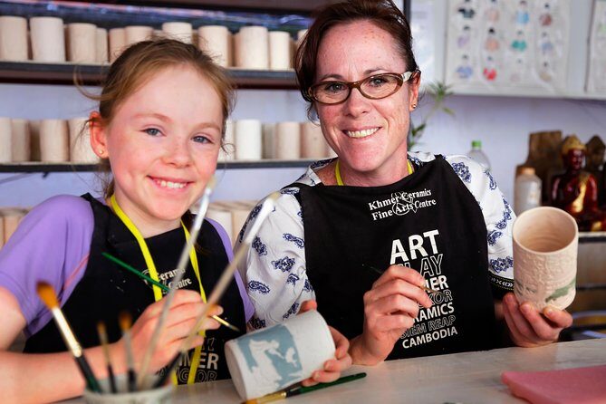 Siem Reap Draw on your 3 Mugs Painting Workshop - Authenticity & Cultural Immersion