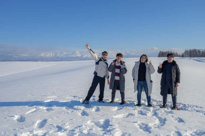 Snowshoeing on a Sparkling Biei Hill & Winter Cafe Time - A Closer Look at the Experience