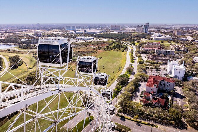 The Orlando Eye - The View: Daytime, Sunset, and Evening