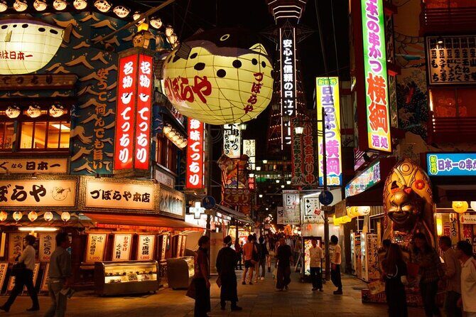 Tour and Food Tour in Osaka with Goverment Guide All incluided - FAQ