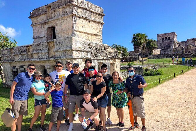 Tulum and 2 Cenotes Half Day Tour from Riviera - Transportation, Guides, and Group Size