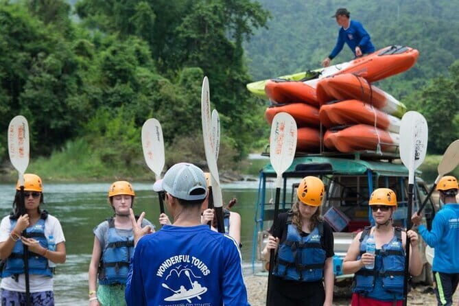 Vang Vieng Tour A Blue lagoon 3 with Caves and Zipline - A Day of Scenic Wonders and Adventures in Vang Vieng