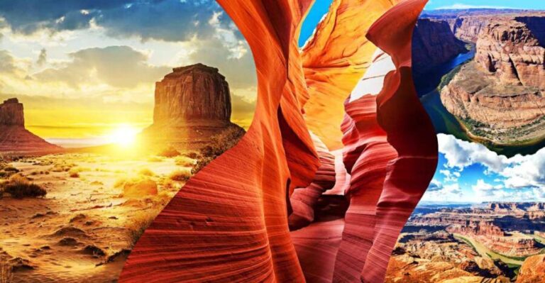 Vegas: Antelope Canyon, Monument Valley, & Grand Canyon Tour - Exploring the Highlights of the Tour