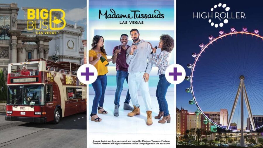 Vegas: Madame Tussauds, High Roller, & Hop-on Hop-off Tour - Practical Tips for Maximizing Your Day