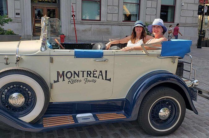 Vintage 1930 convertible ride in Old Montreal w/ old tunes-30min - Is This Tour Right for You?