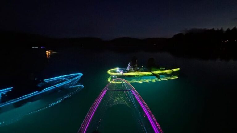 Whitefish, Montana: Illuminated Sunset Guided Kayak Tour - Paddling and Wildlife