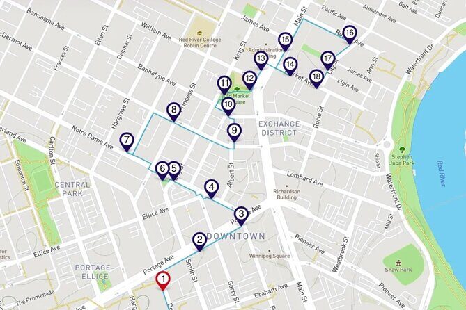 Winnipeg in the Limelight: a Smartphone Audio Walking Tour - Breaking Down the Itinerary: What to Expect at Each Stop
