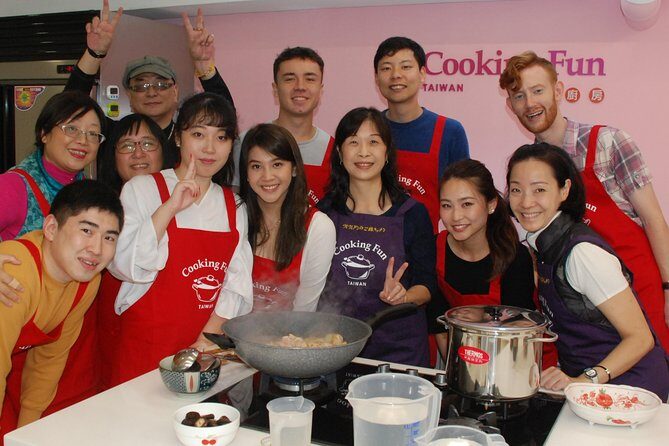 Xiao Long Bao, Chicken vermicelli with mushroom and sesame oil, Tofu strips salad, Bubble milk tea. Taiwan Traditional Delicacies Experience-A (Taipei Cooking Class) - The Skills and Techniques You’ll Take Home