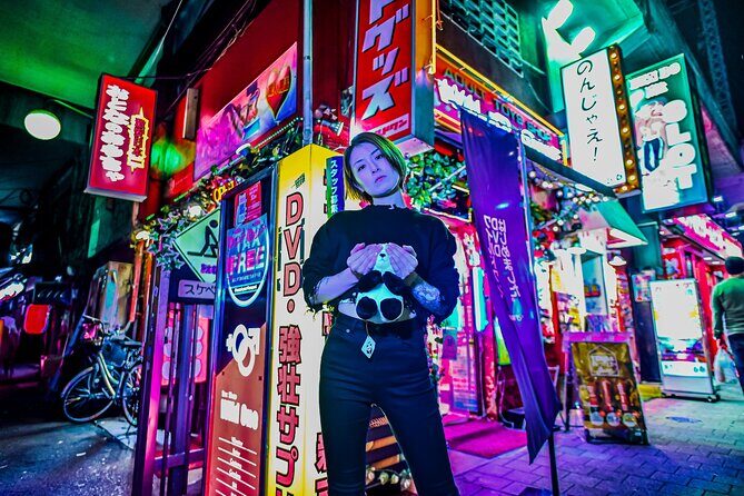 1 Hour Tokyo Cyberpunk Photo Session - Exploring Tokyo’s Cyberpunk Nightscape