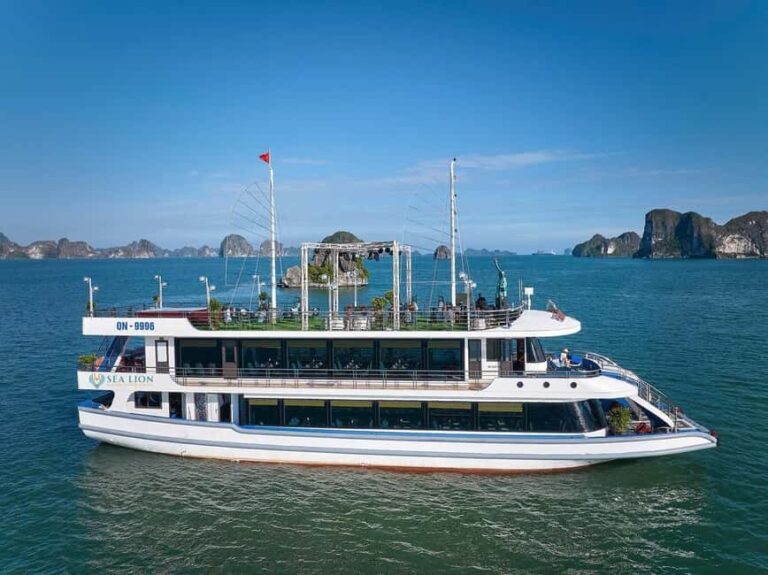5-Star Ha Long Bay w Lunch, Kayak, Jacuzzi Cruise| Limousine - Boarding the Premium Boat