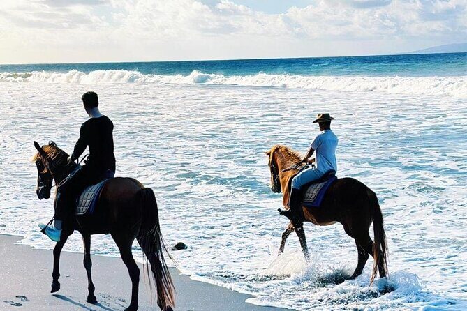 Bali Horse Riding Trot & Canter Saba Beach with Local Temple - Frequently Asked Questions