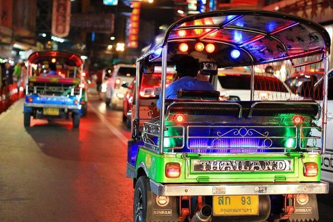 Bangkok by Night Tuk Tuk Tour: Markets, Temples & Food - Itinerary breakdown
