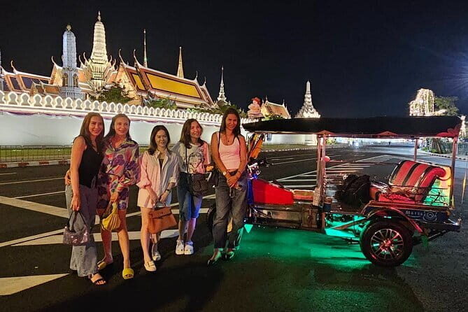 Bangkok TUK TUK Twilight Cultures Market and Food Taste - Transportation and Group Size