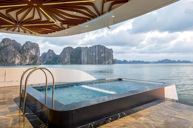 Discover Ha Long Bay on Leona 5-Star Day Cruise with Jacuzzi - Indulgence on Board: Gourmet Seafood and Relaxation