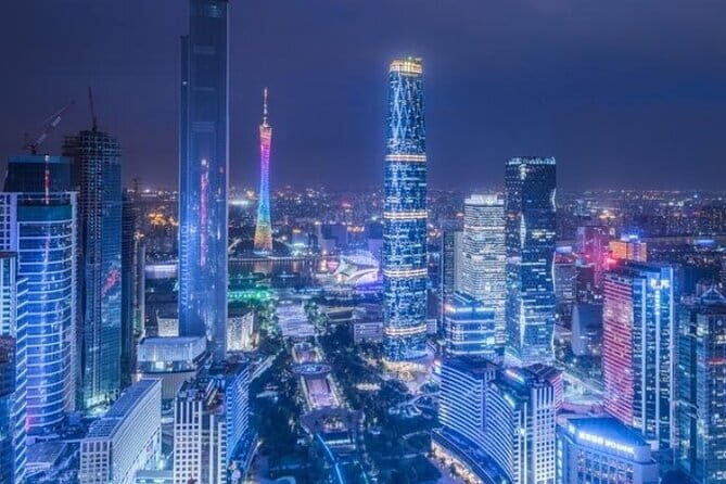 Guangzhou Pearl River Night Cruise and Canton Tower Night Tour - Detailed Breakdown of the Itinerary